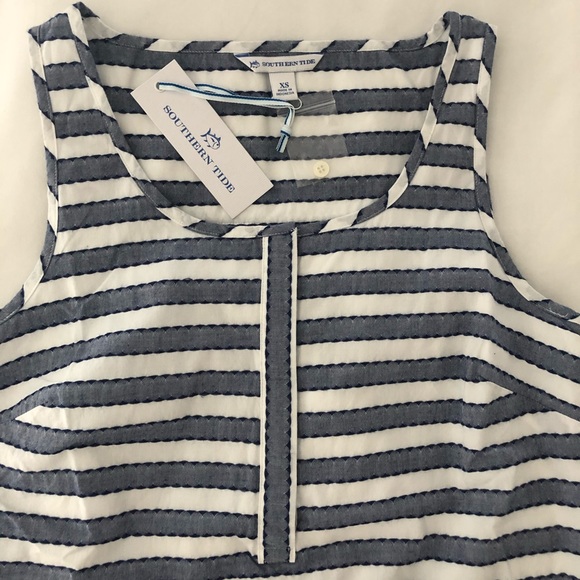 Southern Tide Blue Night Dress XS BRAND new w/tags - Picture 6 of 10